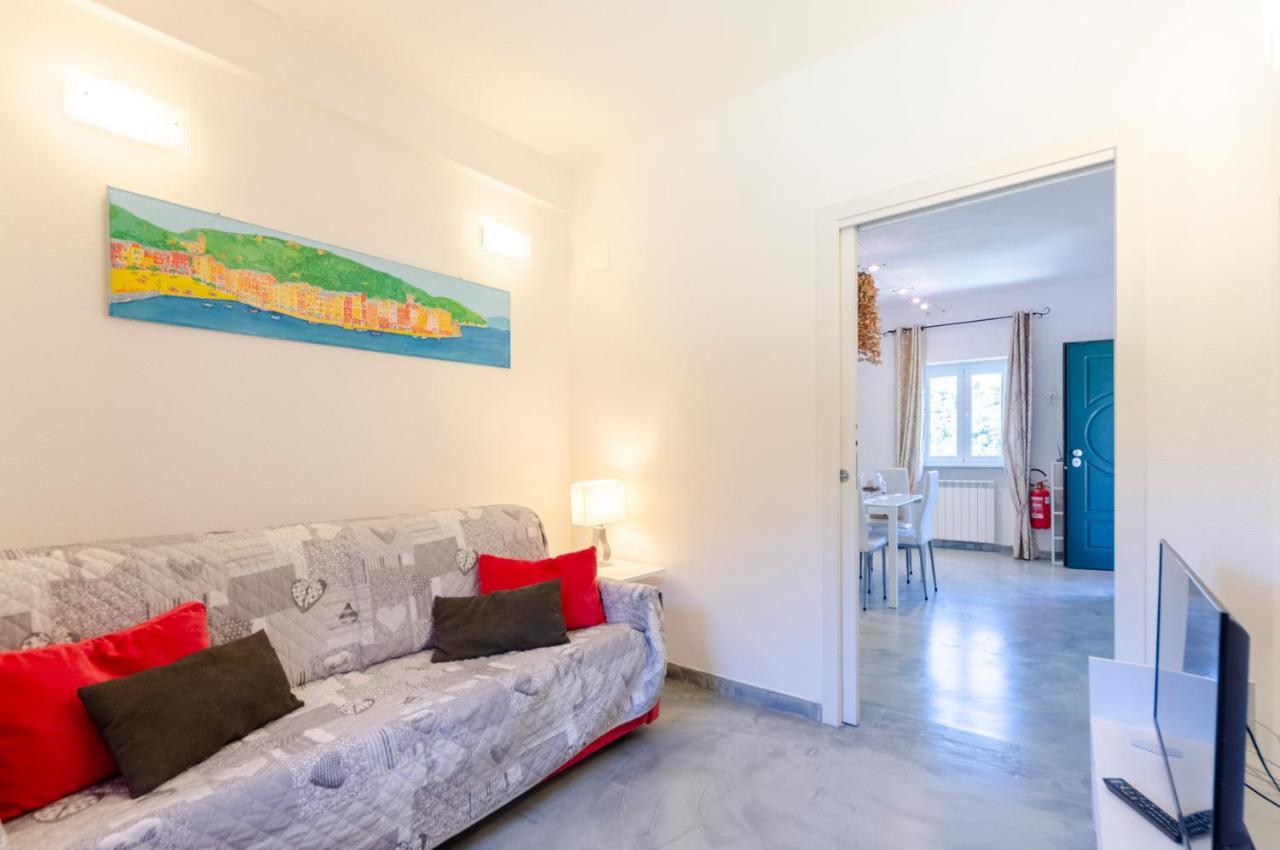 Alla Casa Rosa, Peaceful Apartment Surrounded By Greenery With Free Parking, Wifi & Air Conditioning Rapallo Esterno foto