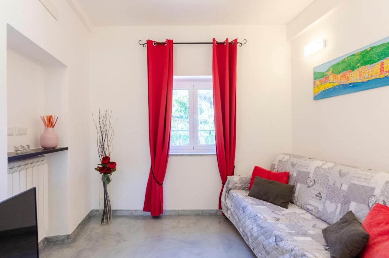Alla Casa Rosa, Peaceful Apartment Surrounded By Greenery With Free Parking, Wifi & Air Conditioning Rapallo Esterno foto