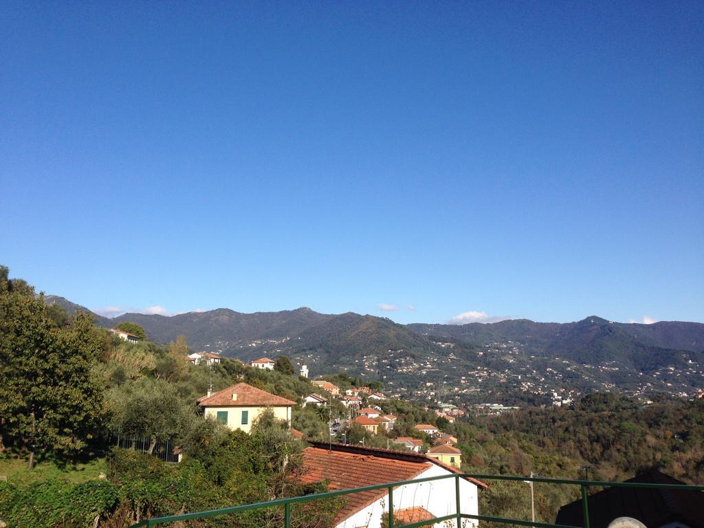 Alla Casa Rosa, Peaceful Apartment Surrounded By Greenery With Free Parking, Wifi & Air Conditioning Rapallo Esterno foto